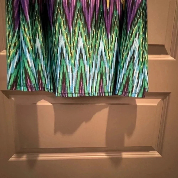 Studio Works Multicolor Print Sleeveless Dress Size M - Picture 6 of 14